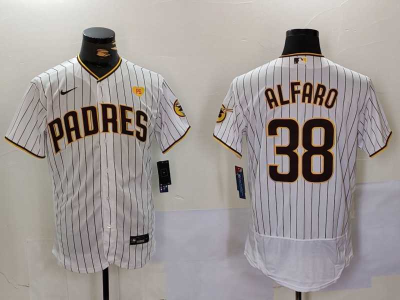 Men's San Diego Padres #38 Jorge Alfaro White With PS Patch Stitched Flex Base Jersey,We sell and wholesale Men's San Diego Padres #38 Jorge Alfaro White With PS Patch Stitched Flex Base Jersey on line form chian!